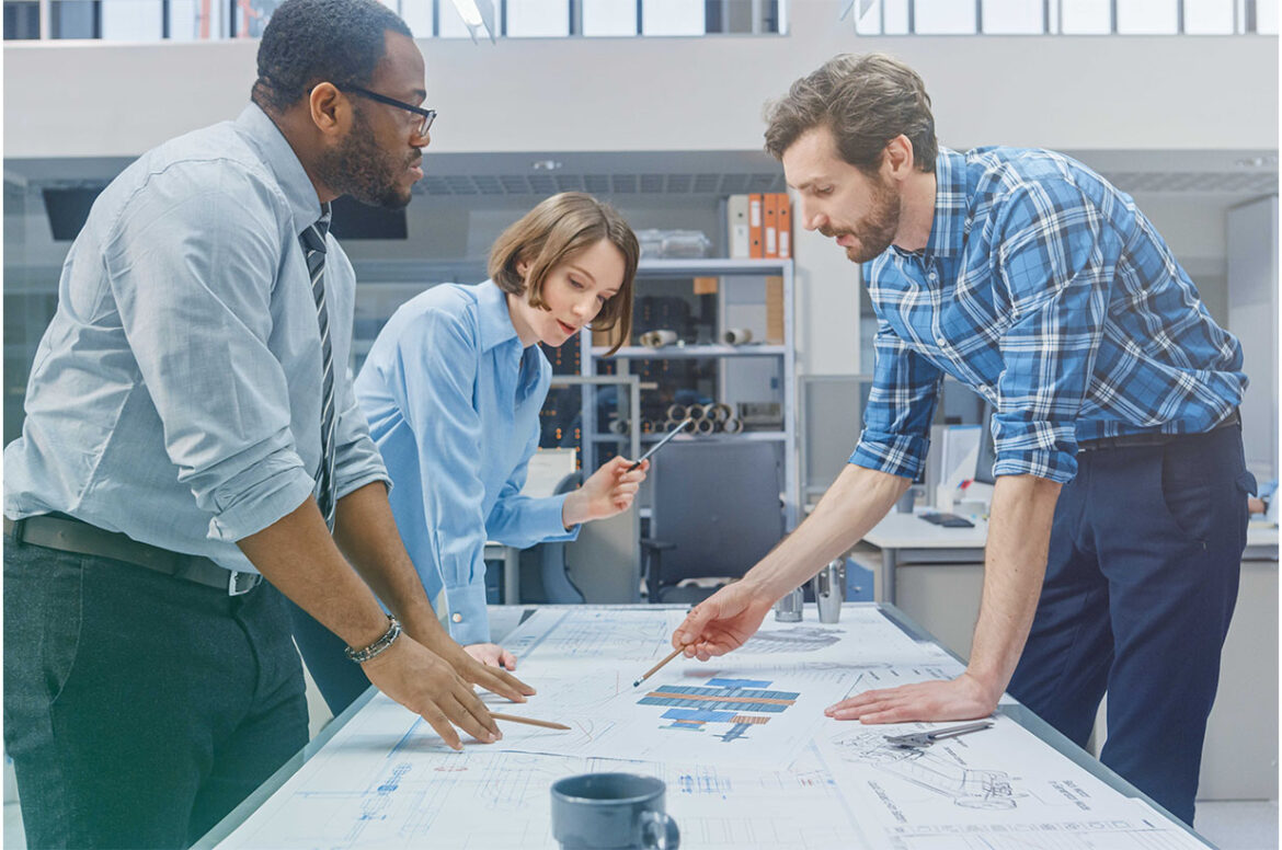 Three small business owners reviewing their asset-based lending strategy